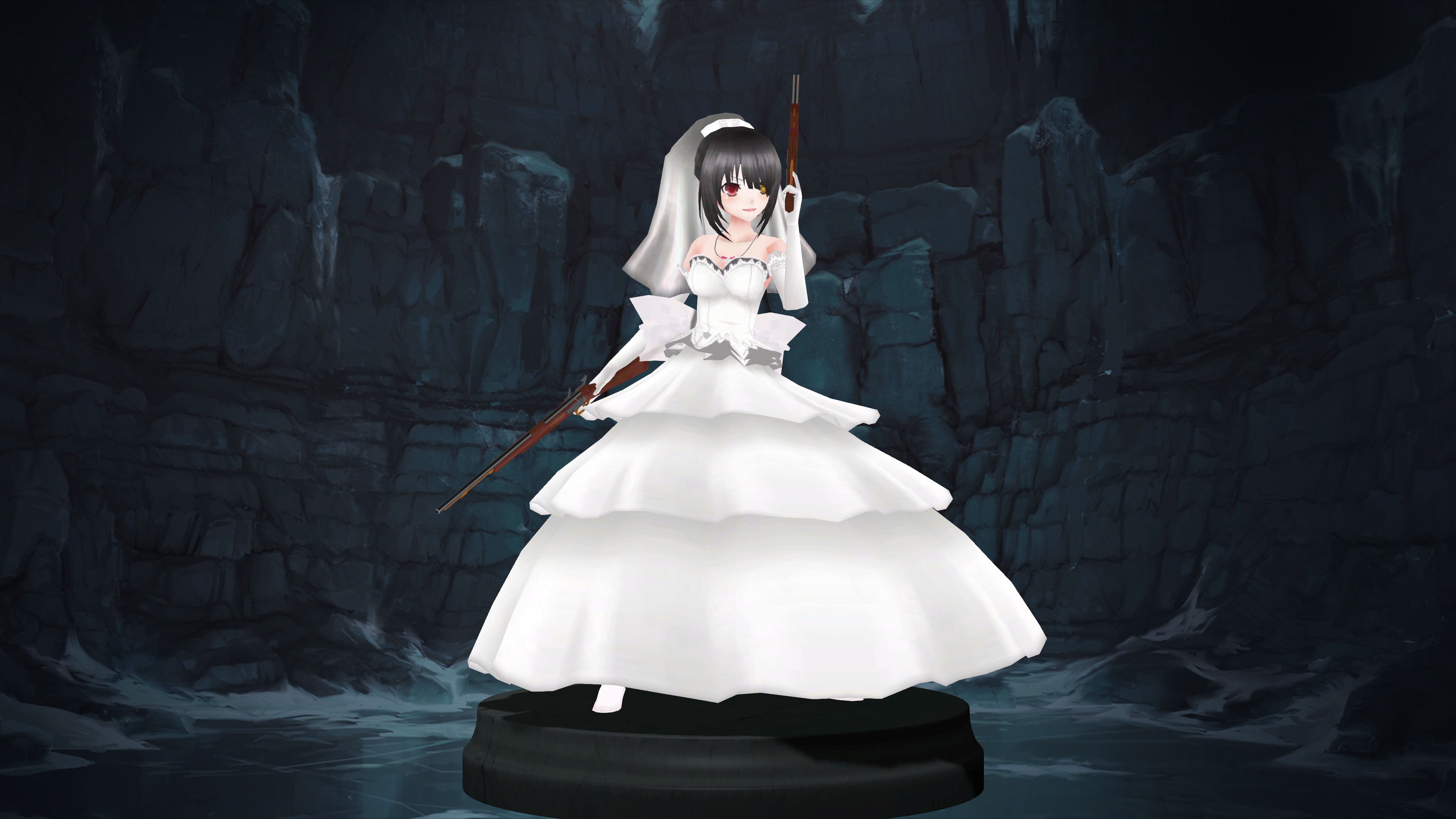 Открыть - Tokisaki Kurumi Wedding For Weaver By Patchouli Knowledge для Hero Pedestal